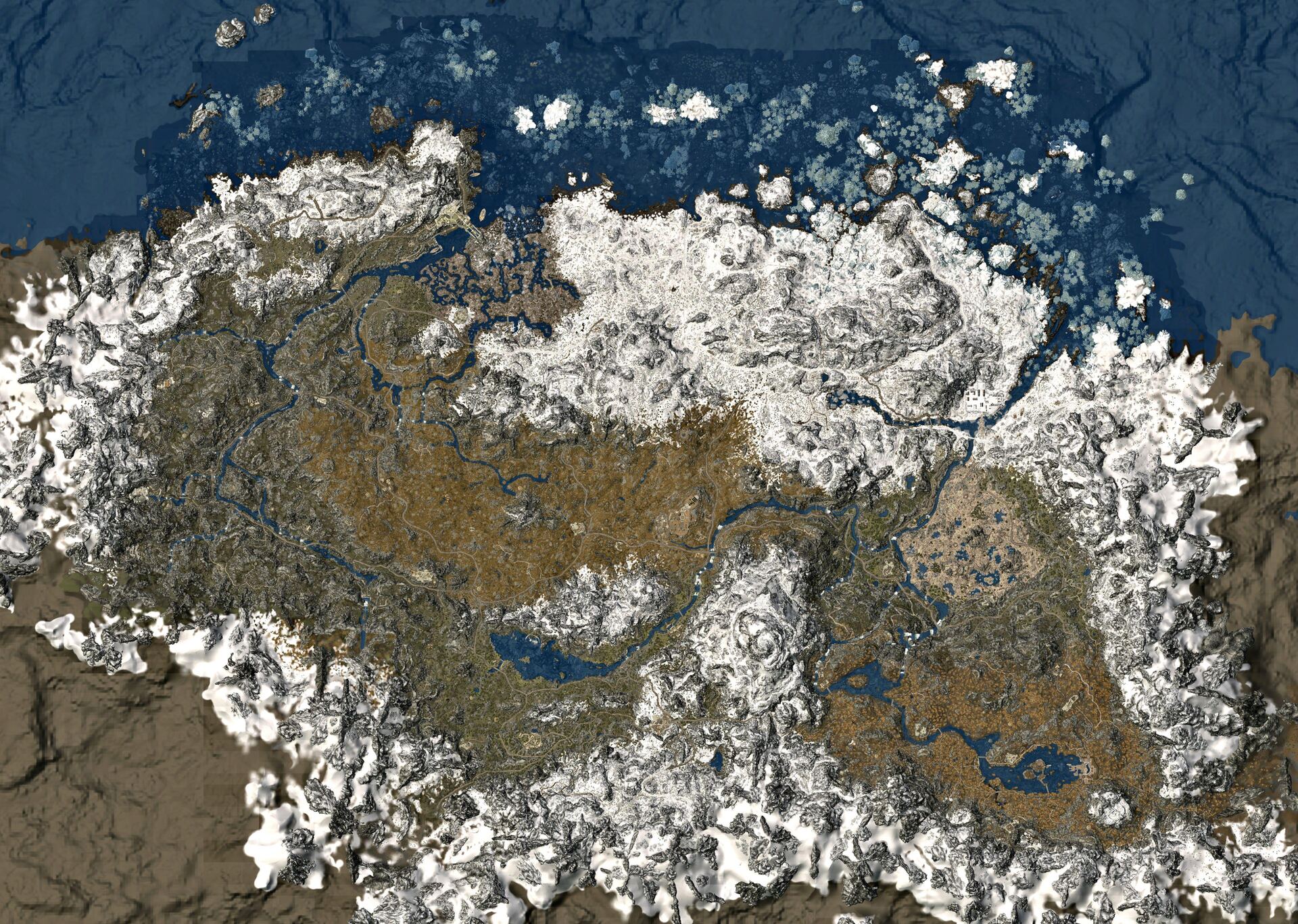 Map of Skyrim